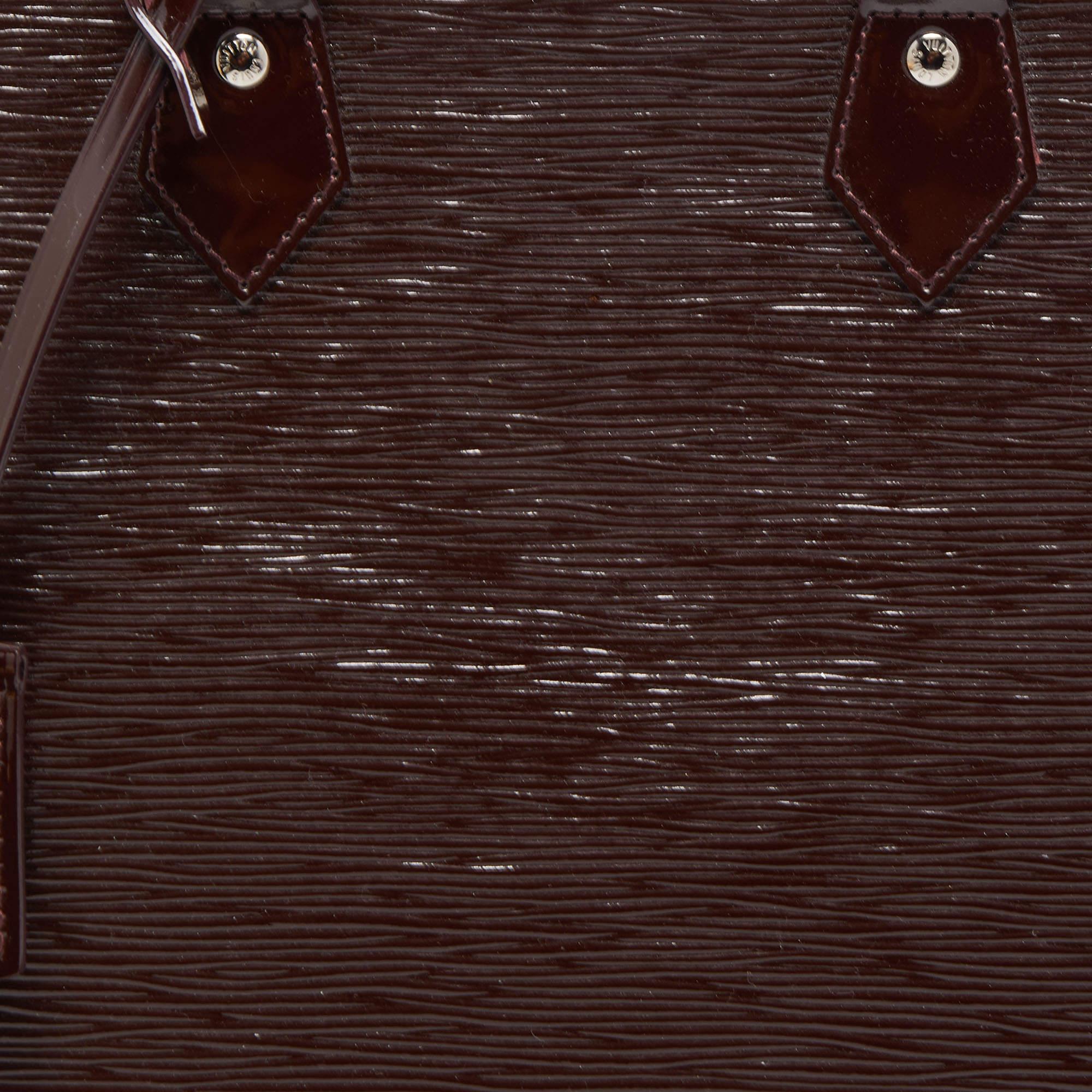 Louis Vuitton Prune Electric Epi Leather Alma PM Bag 5