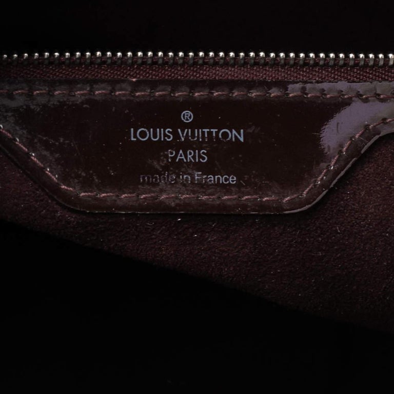 Louis Vuitton Prune Electric Epi Leather Mirabeau GM Bag For Sale 6