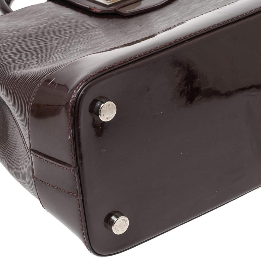 Louis Vuitton Prune Electric Epi Leather Mirabeau GM Bag 1