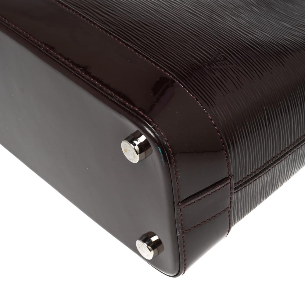 Louis Vuitton Prune Electric Epi Leather Mirabeau PM Bag 2
