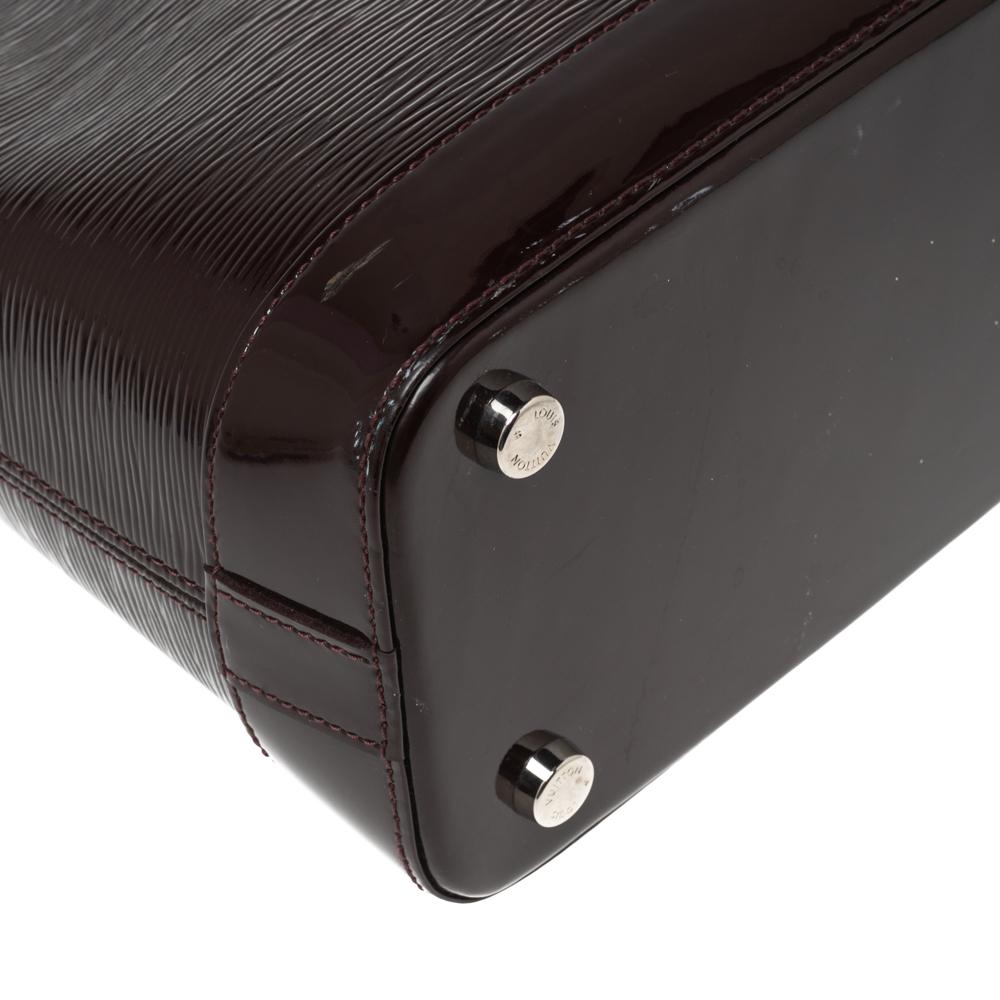 Louis Vuitton Prune Electric Epi Leather Mirabeau PM Bag 3