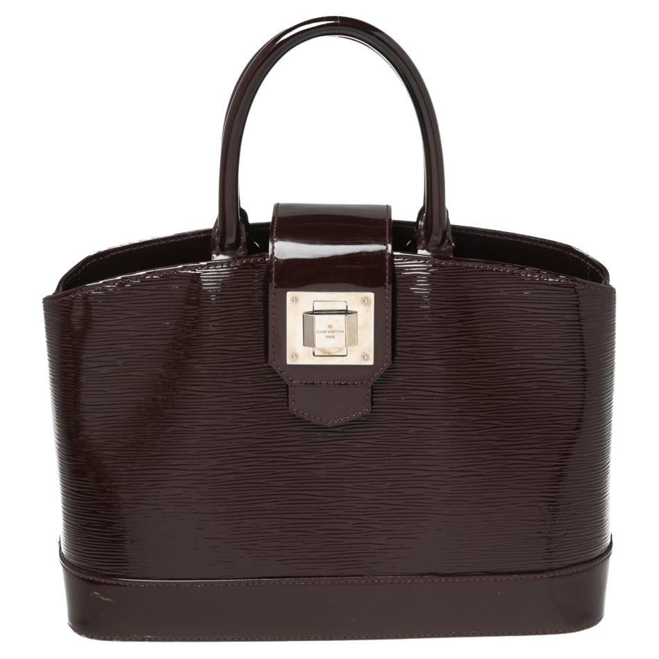 Louis Vuitton Prune Electric Epi Leather Mirabeau PM Bag