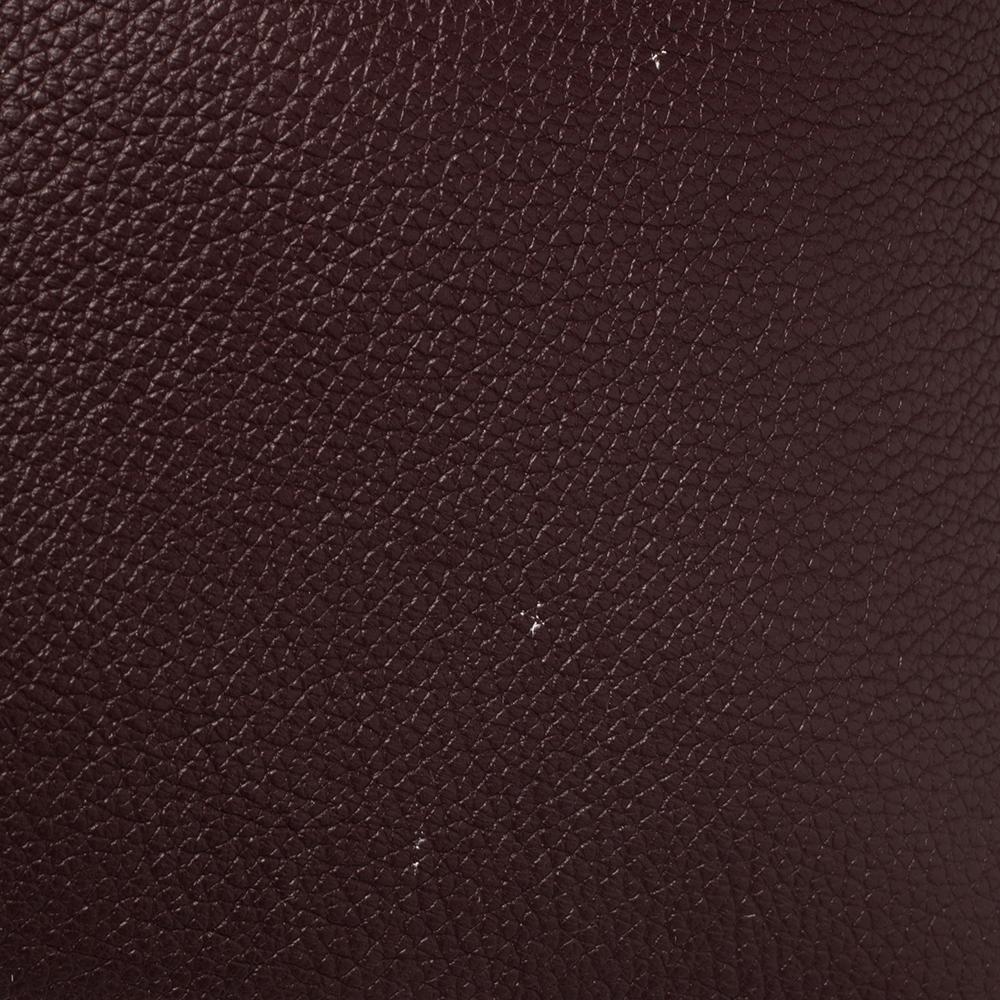Women's Louis Vuitton Prune Leather Lockme Bucket BagIncludes Original Dustbag