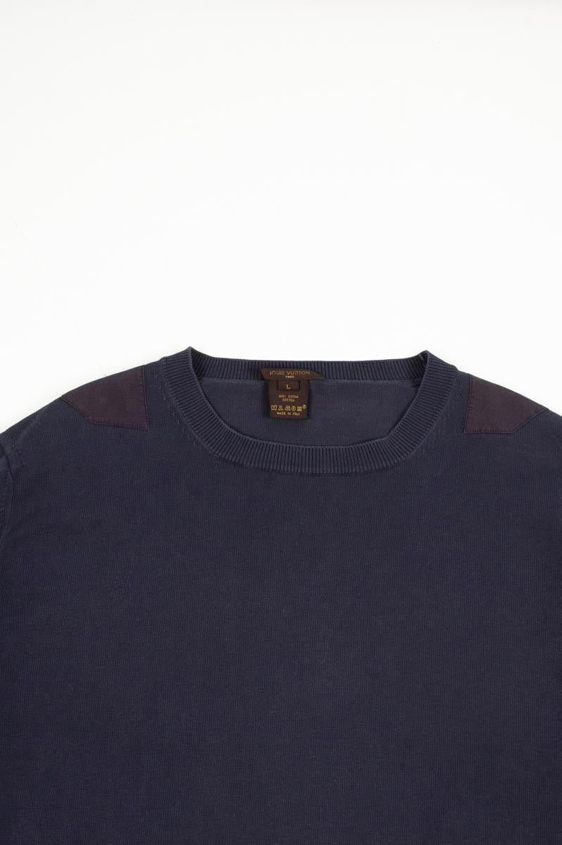 Louis Vuitton Blue Sweater - 13 For Sale on 1stDibs  louis vuitton blue  sweater price, lv blue sweater, blue lv sweater