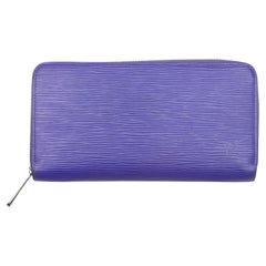 Louis Vuitton Purple  2012 Epi Leather Zippy Wallet