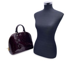 Louis Vuitton Purple Amarante Monogram Vernis Alma GM Bag