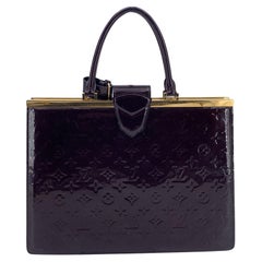 Louis Vuitton Lila Amarante Monogrammierte Vernis Deesee GM Tasche