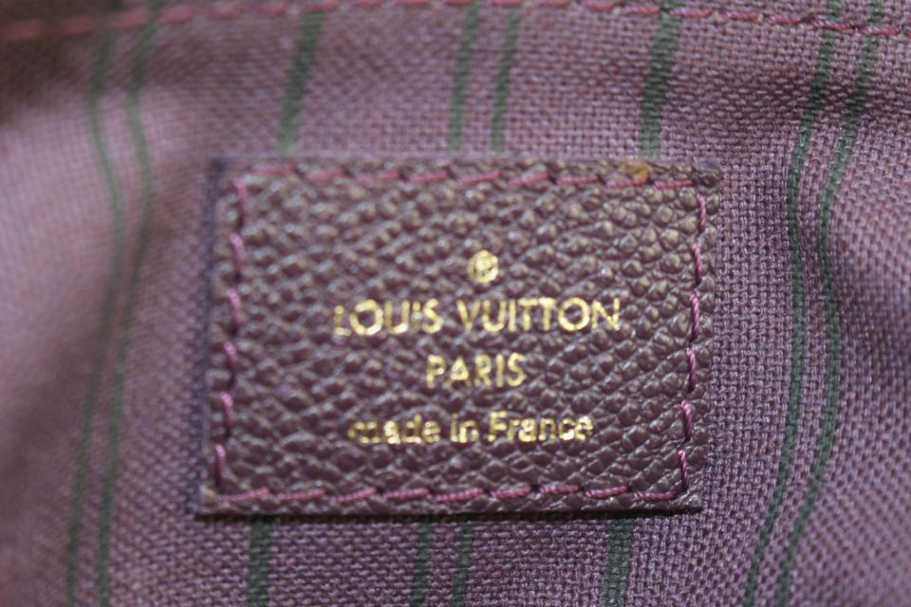 Women's Louis Vuitton Purple Aube Monogram Empreinte Speedy Bandouliere 25 3lk719s