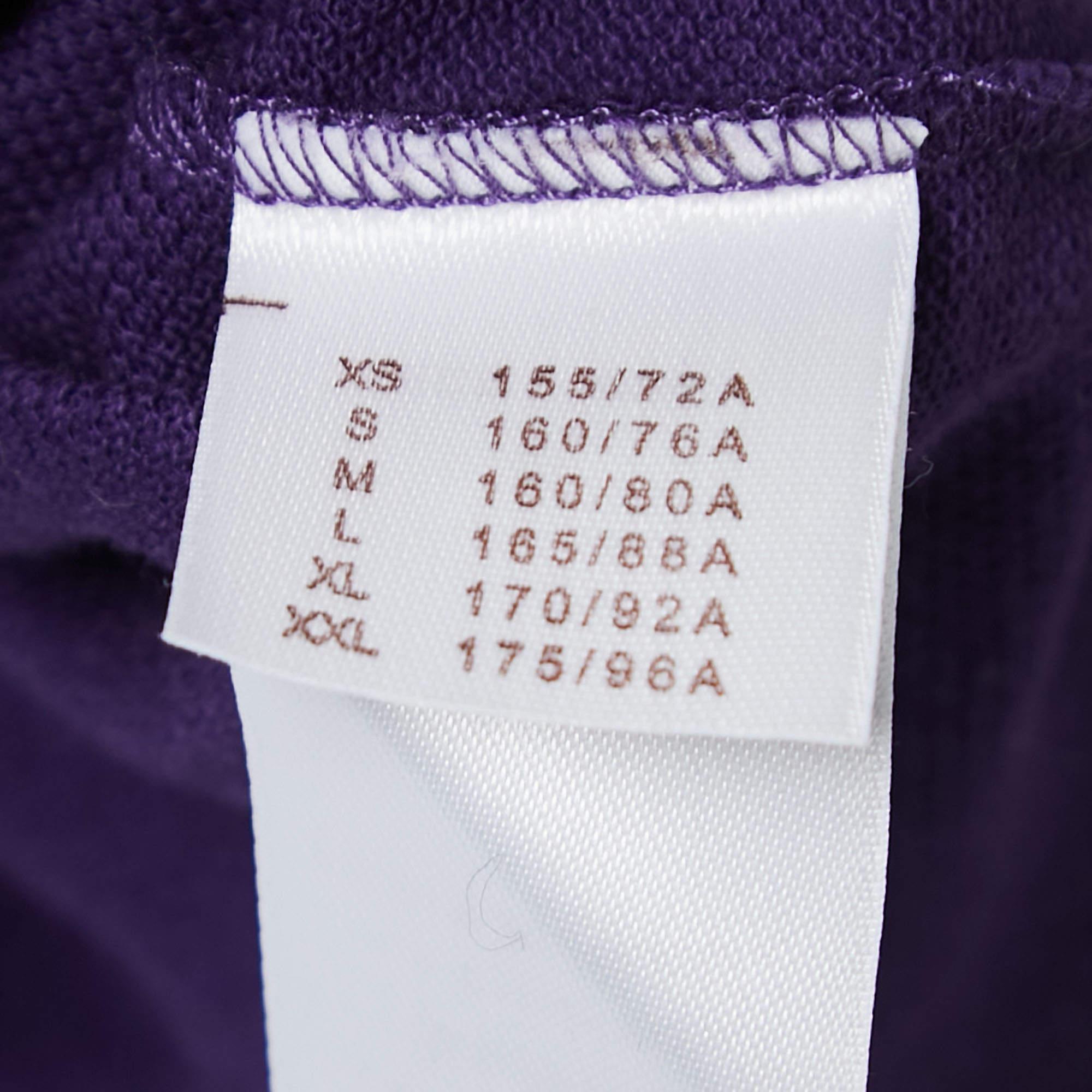 Women's Louis Vuitton Purple Cotton Polo T shirt Dress M