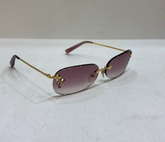 Louis Vuitton Purple Desmayo Rimless Sunglasses