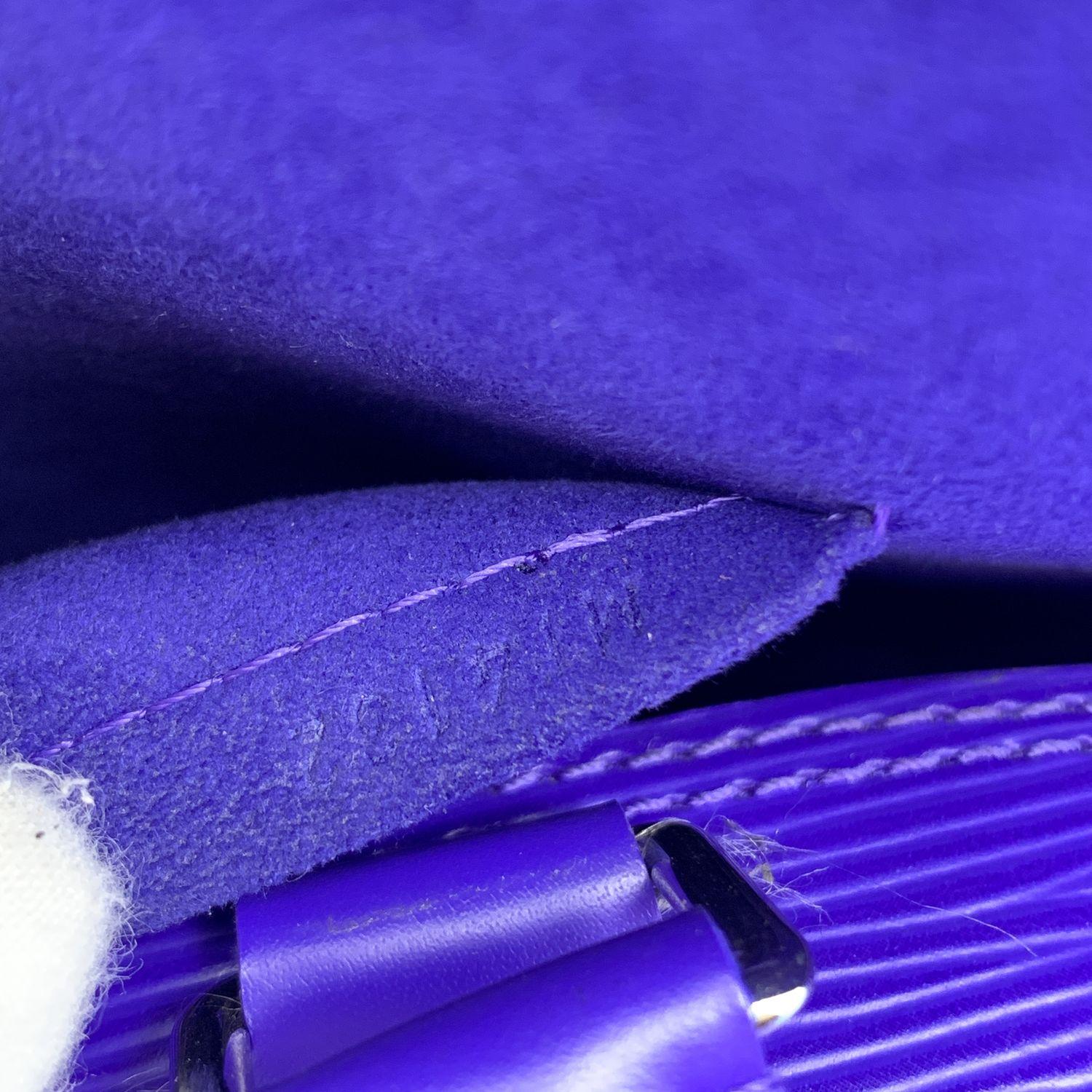 Louis Vuitton Purple Epi Leather Alma GM Bag Handbag Satchel 3