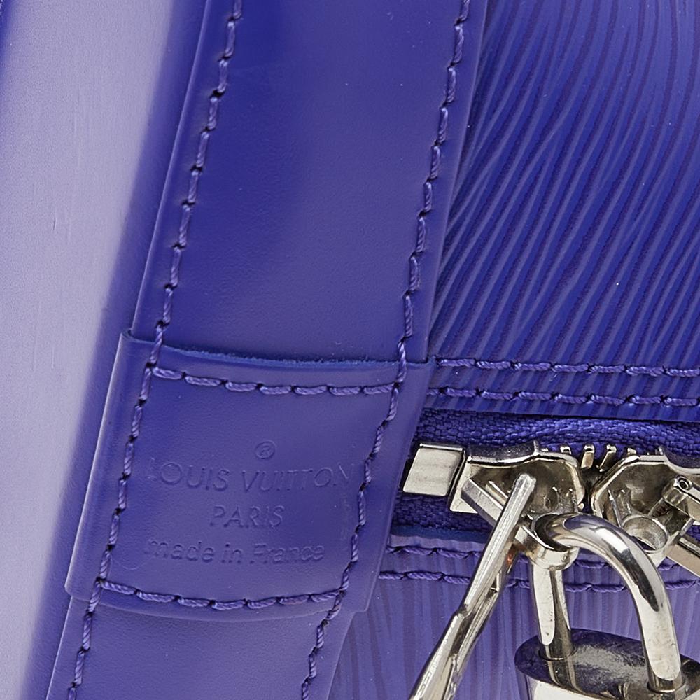 Louis Vuitton Purple Epi Leather Alma PM Bag 5