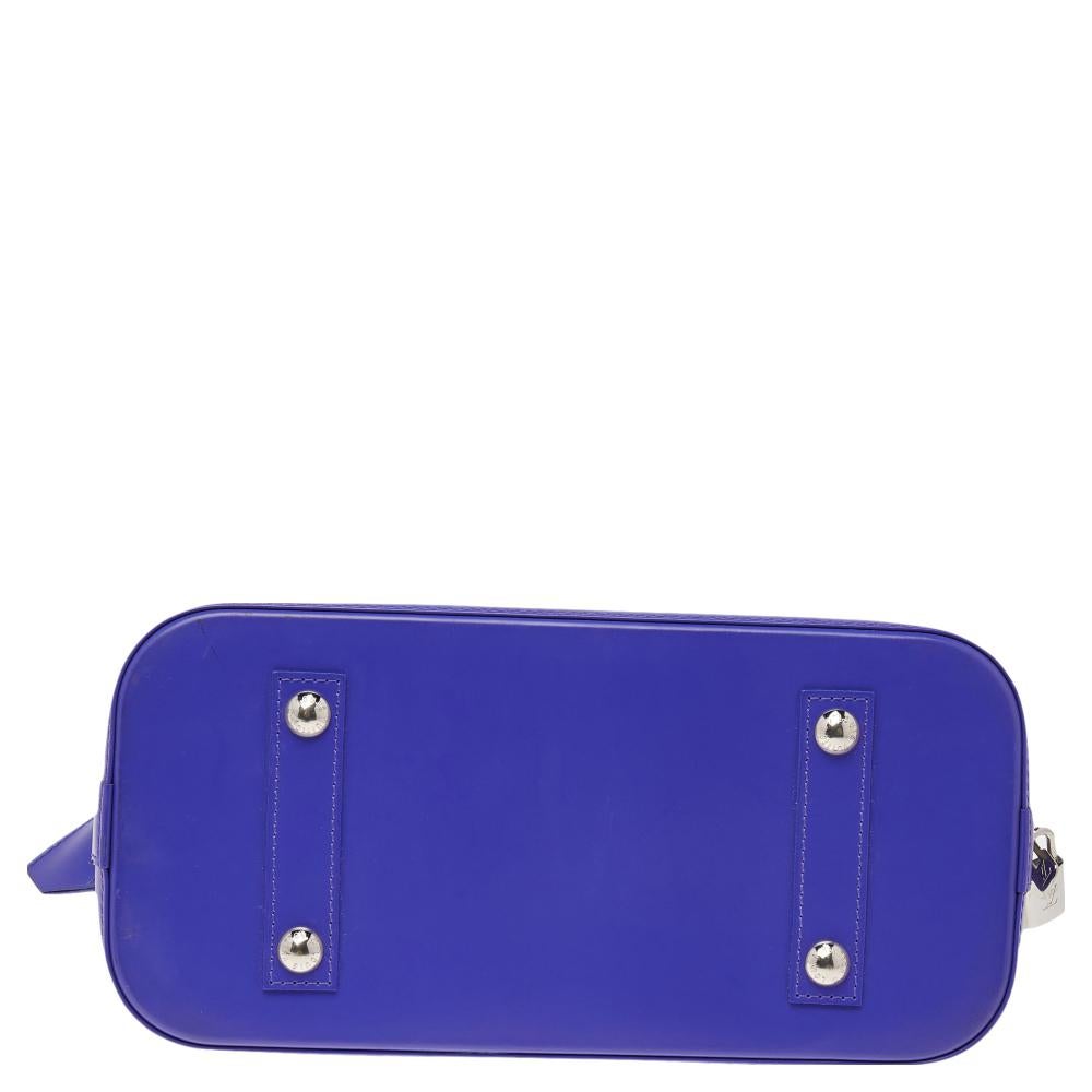 Women's Louis Vuitton Purple Epi Leather Alma PM Bag