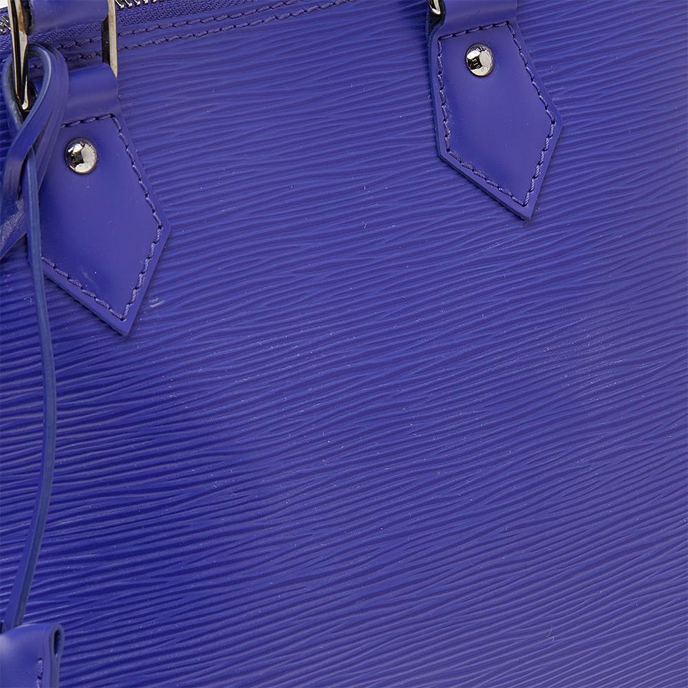Louis Vuitton Purple Epi Leather Alma PM Bag 1