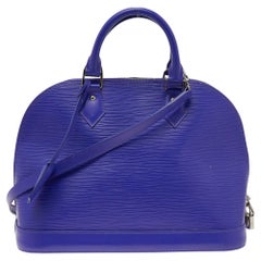 Louis Vuitton Purple Epi Leather Alma PM Bag