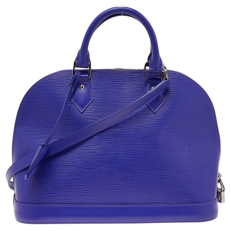 Louis Vuitton Purple Epi Leather Alma PM Bag at 1stDibs