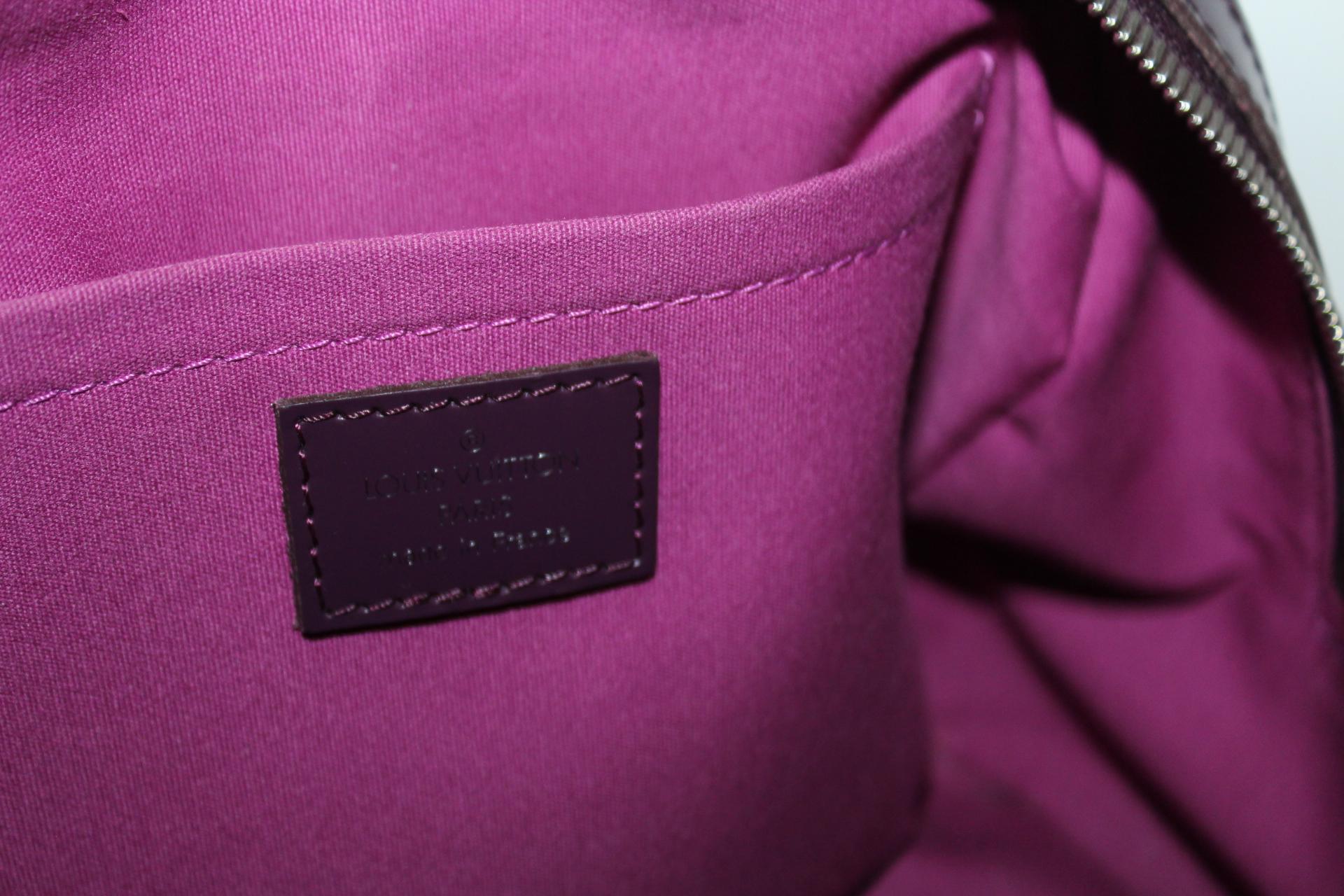 LOUIS VUITTON Purple Epi Leather Bowling Montaigne PM Bag 1