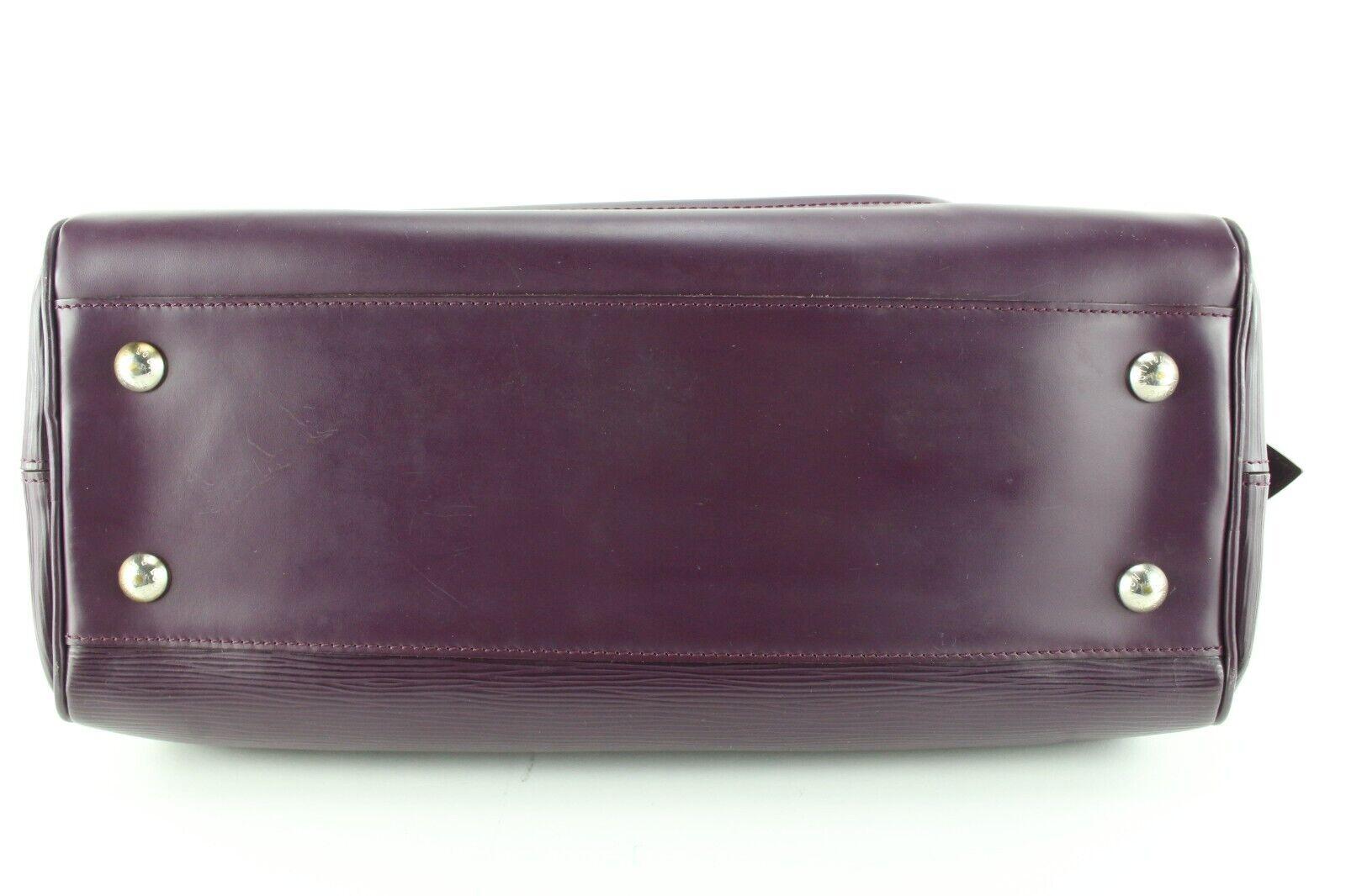 Women's Louis Vuitton Purple Epi Leather Montaigne GM 7LK0425