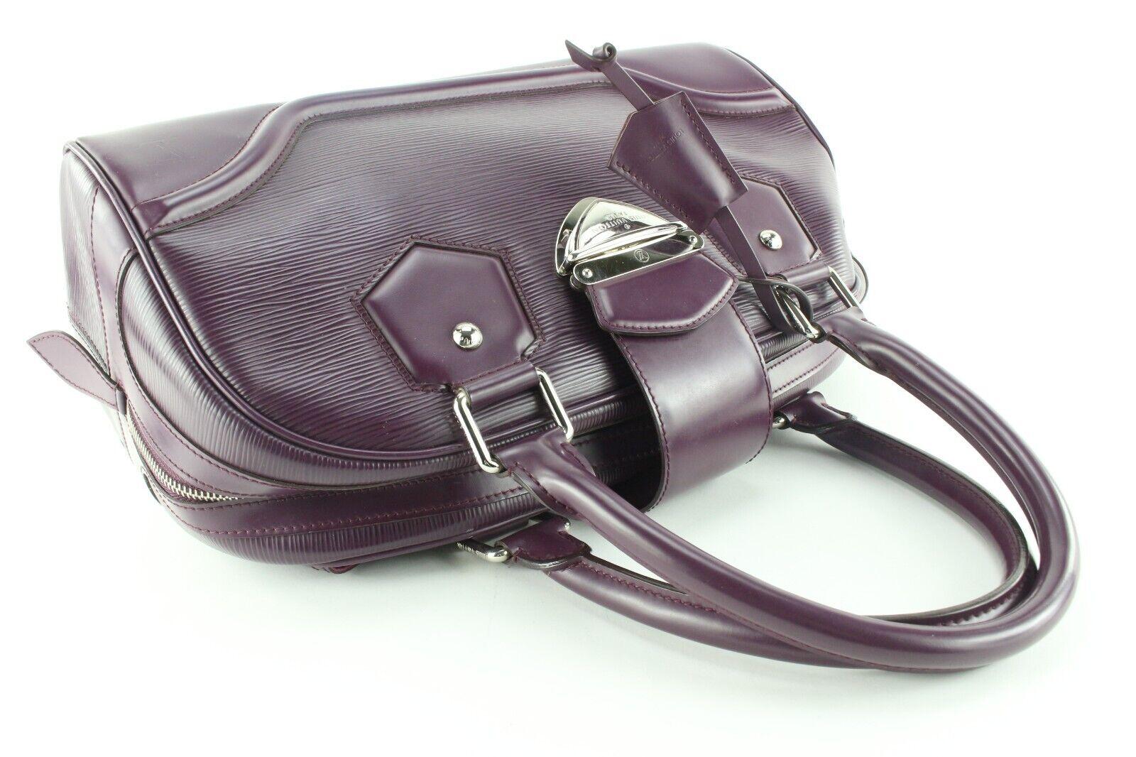 Louis Vuitton Purple Epi Leather Montaigne GM 7LK0425 2