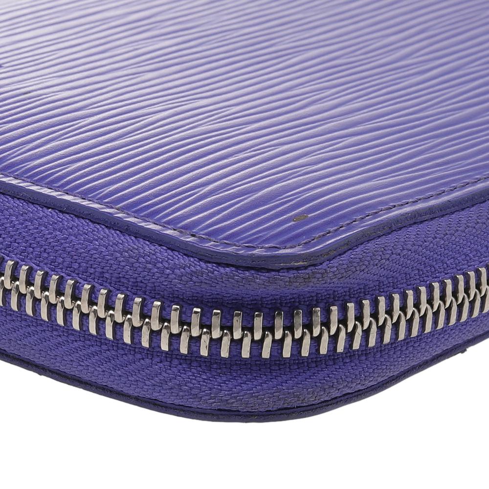 Louis Vuitton Purple Epi Leather Zippy Wallet 1