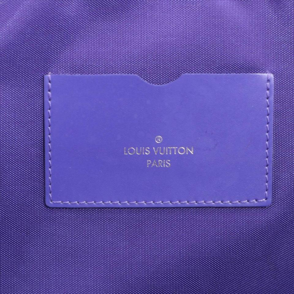 Women's Louis Vuitton Purple Figue Leather Pegase 45 Rolling Luggage Carry-On 867878