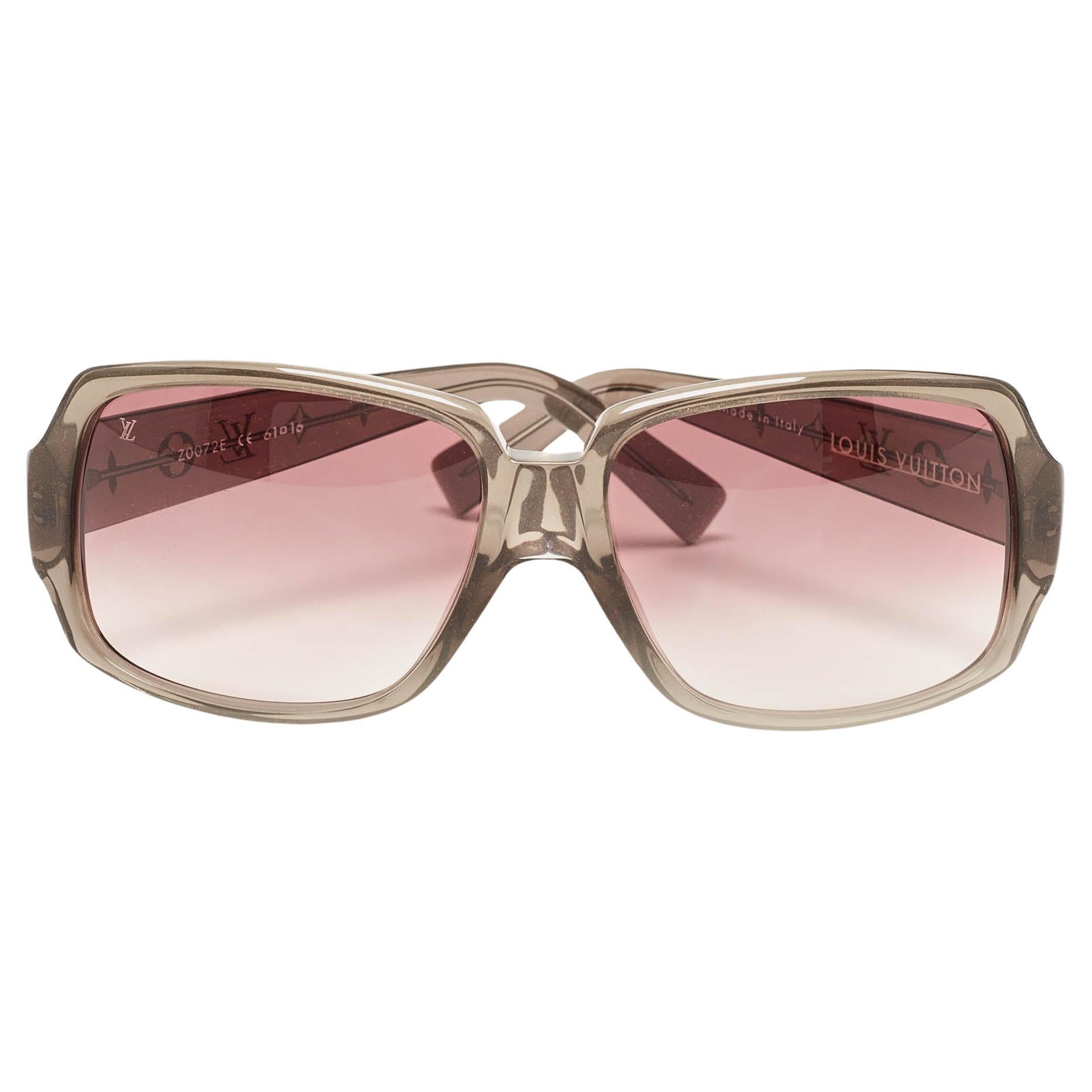 Louis Vuitton Purple Gradient Z0072E Carre Glitter Obsession Square Sunglasses en vente