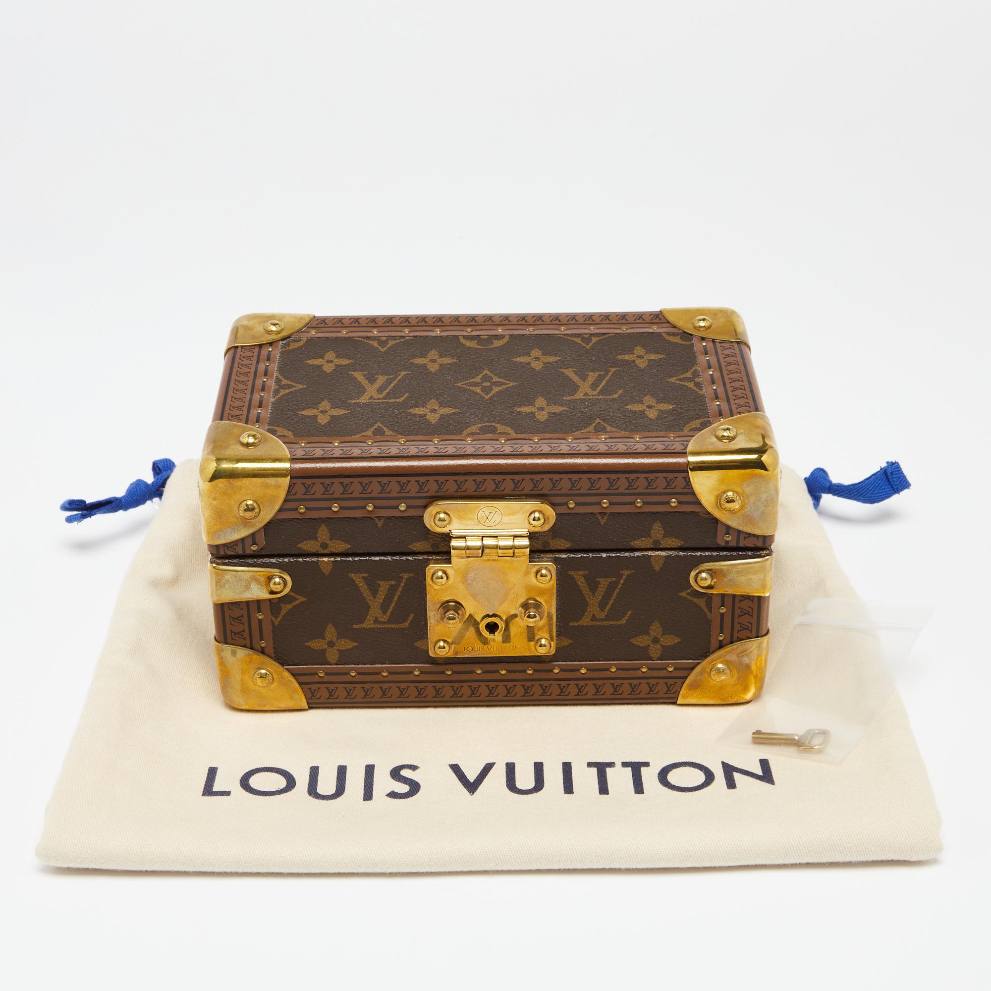 Louis Vuitton Purple Monogram Canvas Coffret Tresor 20 Jewelry Box 2