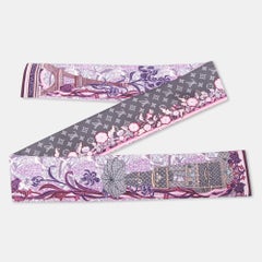 Louis Vuitton Purple Monogram Confidential Silk Bandeau