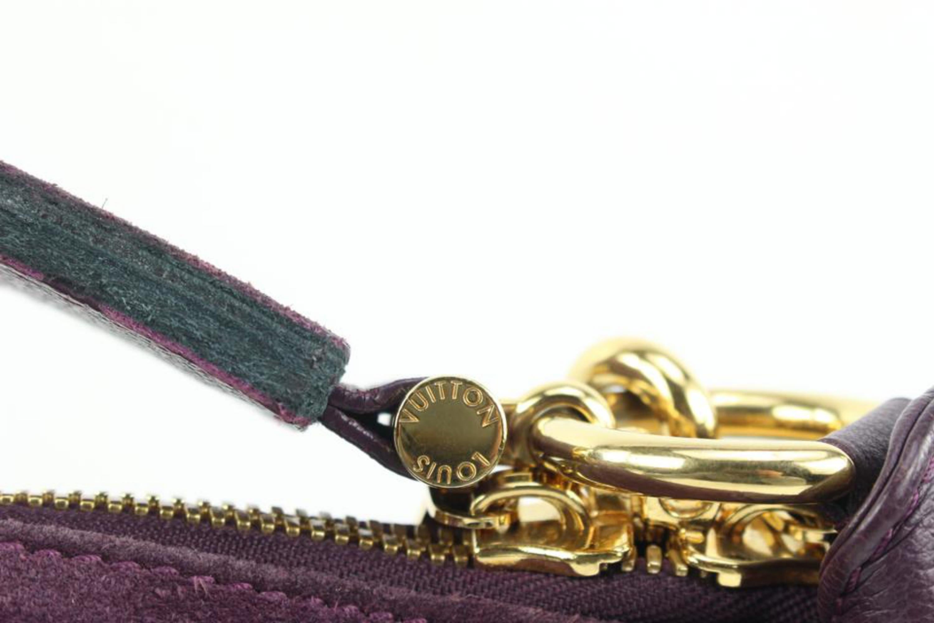 Louis Vuitton Purple Monogram Empreinte Audacieuse MM Hobo 2way Artsy 42lv217s 4