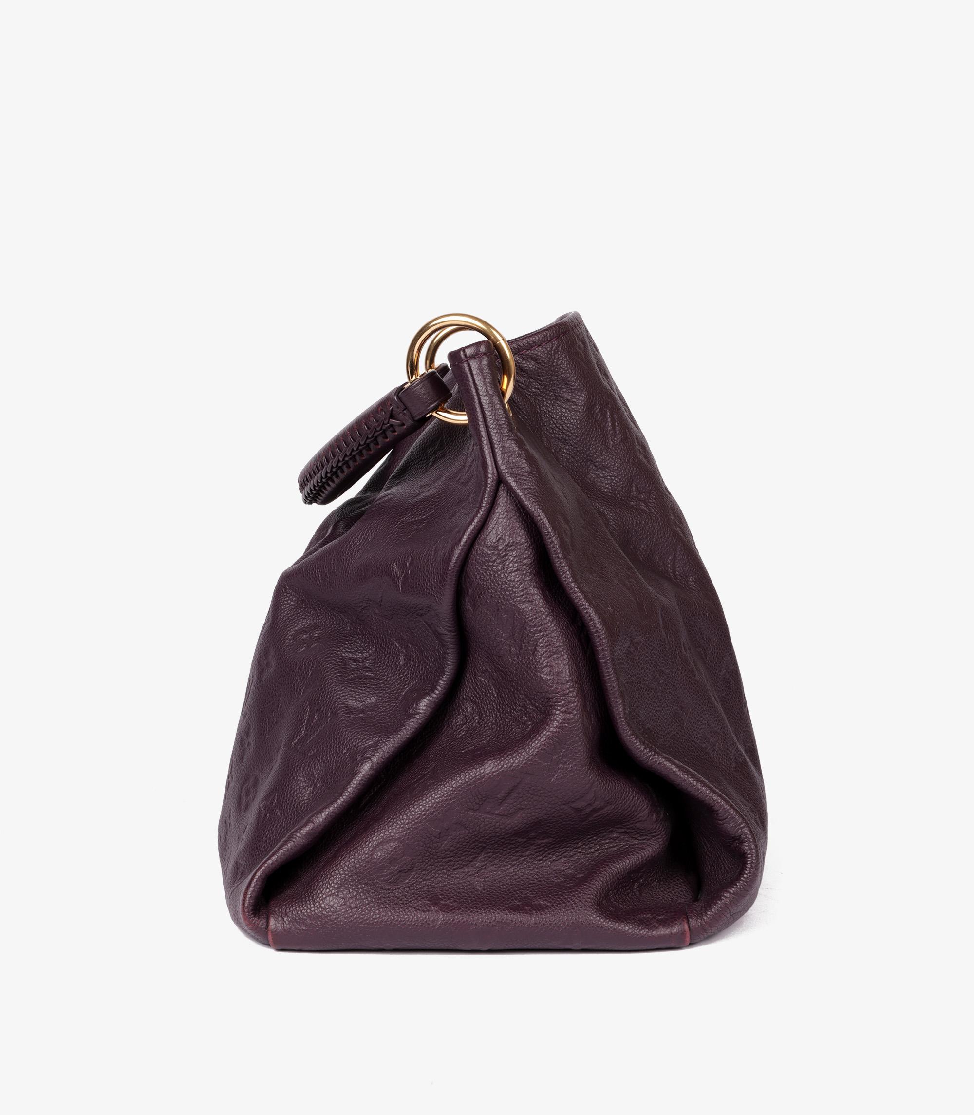 Women's Louis Vuitton Purple Monogram Empreinte Leather Artsy MM
