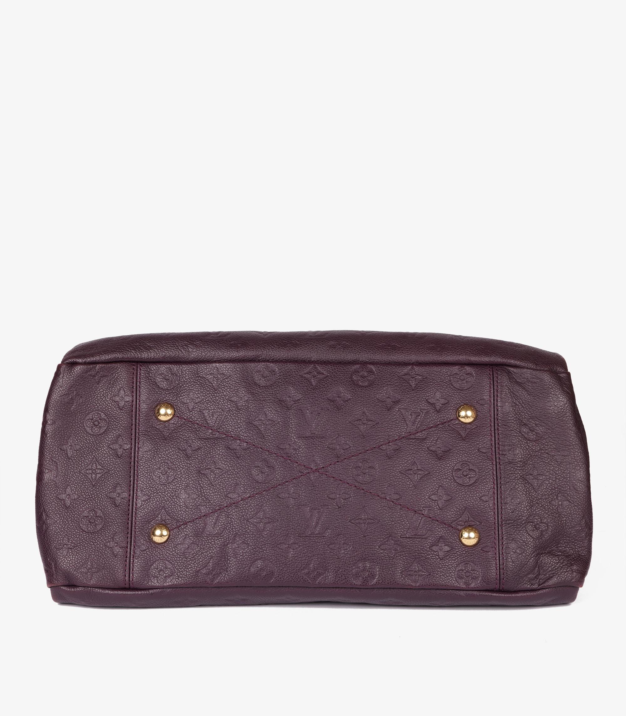 Louis Vuitton Purple Monogram Empreinte Leather Artsy MM 2