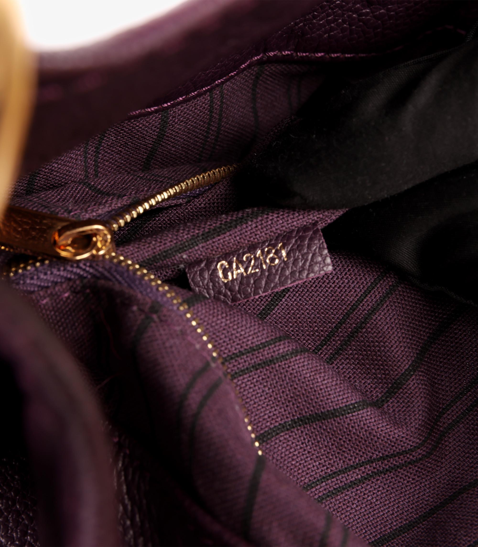 Louis Vuitton Purple Monogram Empreinte Leather Artsy MM 5