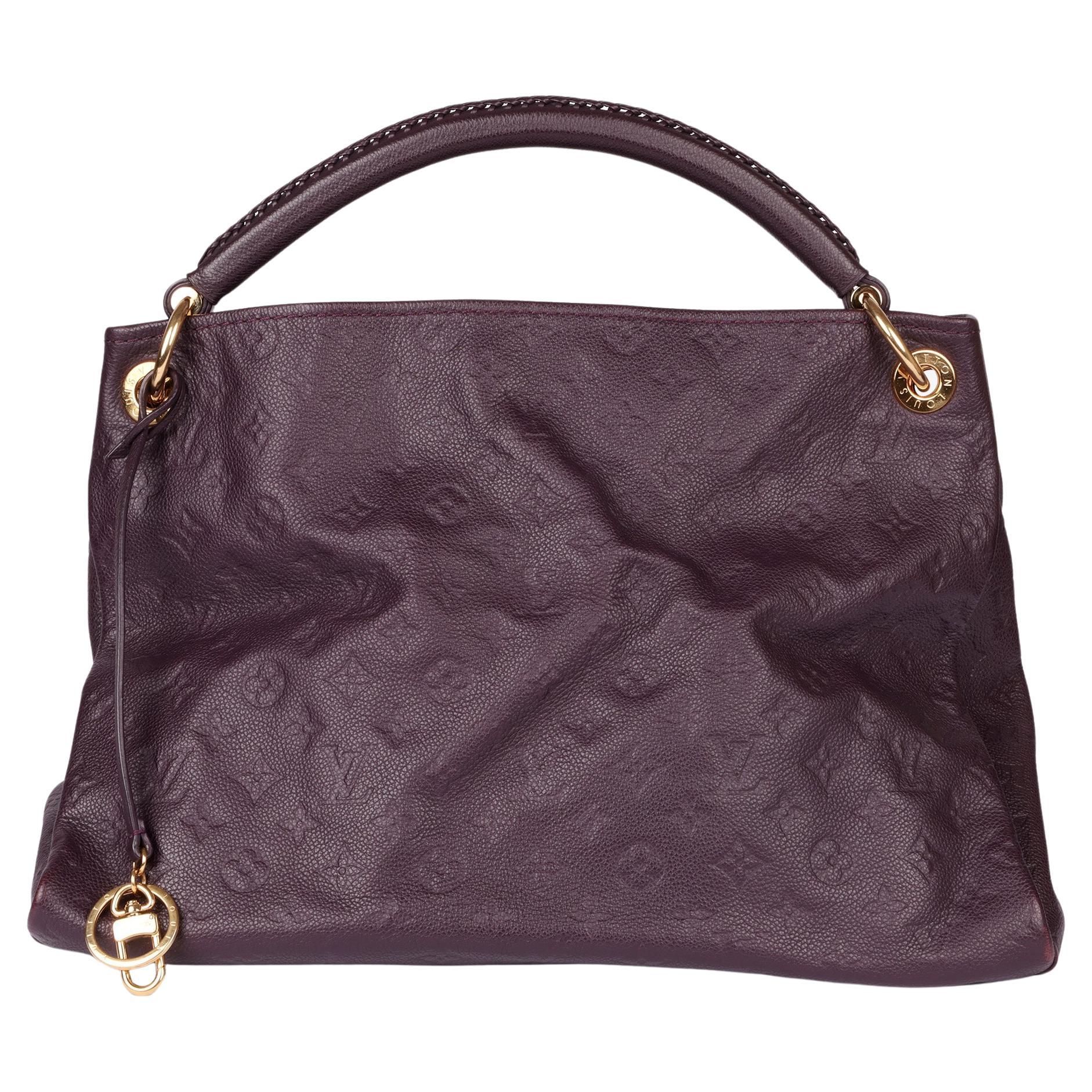 Louis Vuitton Purple Monogram Empreinte Leather Artsy MM