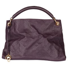 Used Louis Vuitton Purple Monogram Empreinte Leather Artsy MM