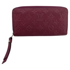 Louis Vuitton Purple Monogram Empreinte Leather Long Zippy Wallet