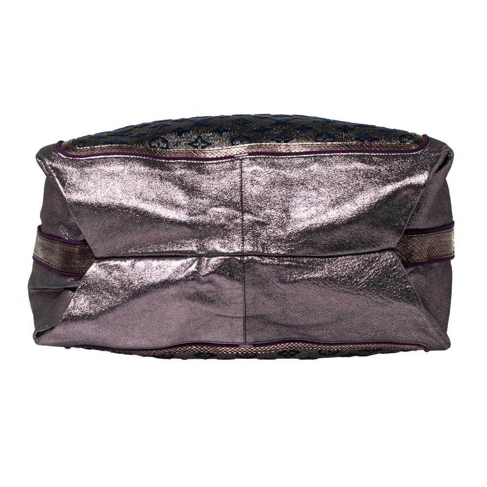 Louis Vuitton Purple Monogram Lurex Limited Edition Bluebird Bag 6