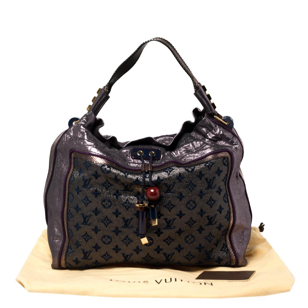 Louis Vuitton Purple Monogram Lurex Limited Edition Bluebird Bag 5