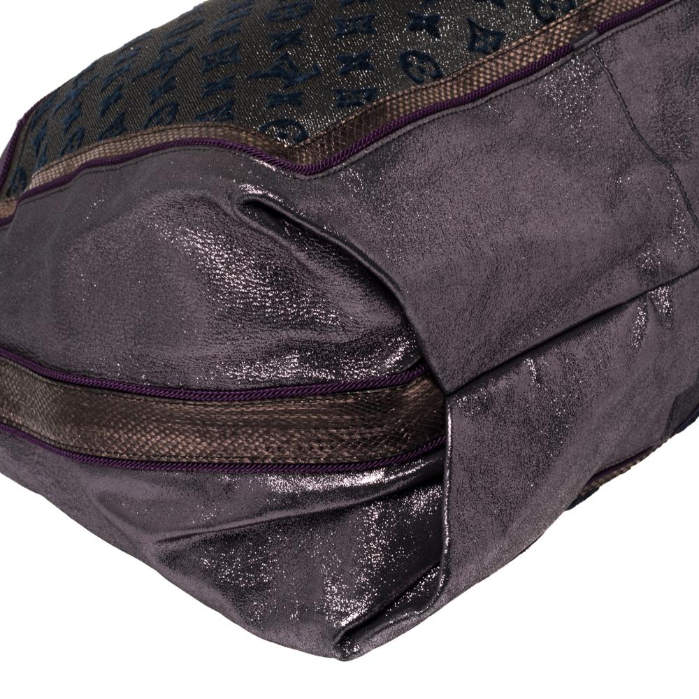 Louis Vuitton Purple Monogram Lurex Limited Edition Bluebird Bag 1