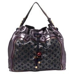 Louis Vuitton Purple Monogram Lurex Limited Edition Bluebird Bag