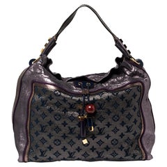 Louis Vuitton Purple Monogram Lurex Limited Edition Bluebird Bag