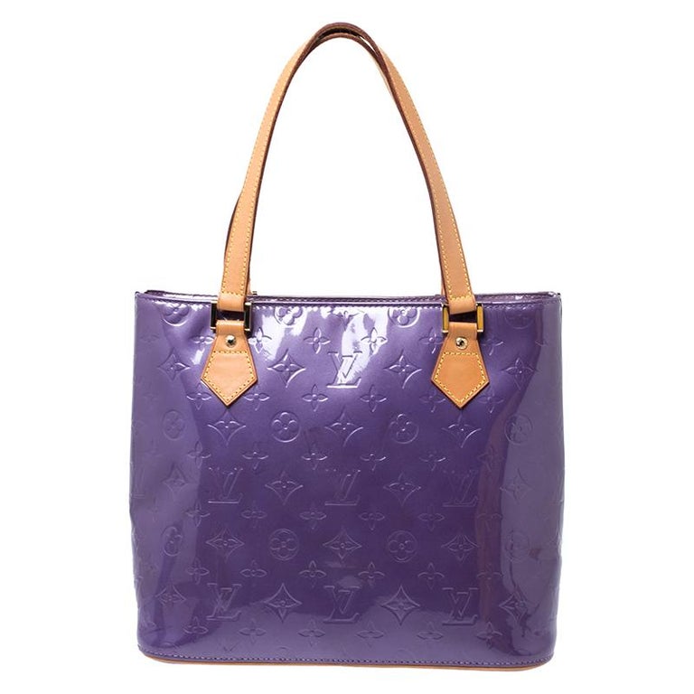 Louis Vuitton Purple Monogram Vernis Houston Bag For Sale at 1stDibs