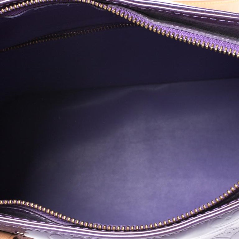 Louis Vuitton Purple Monogram Vernis Houston Bag Louis Vuitton