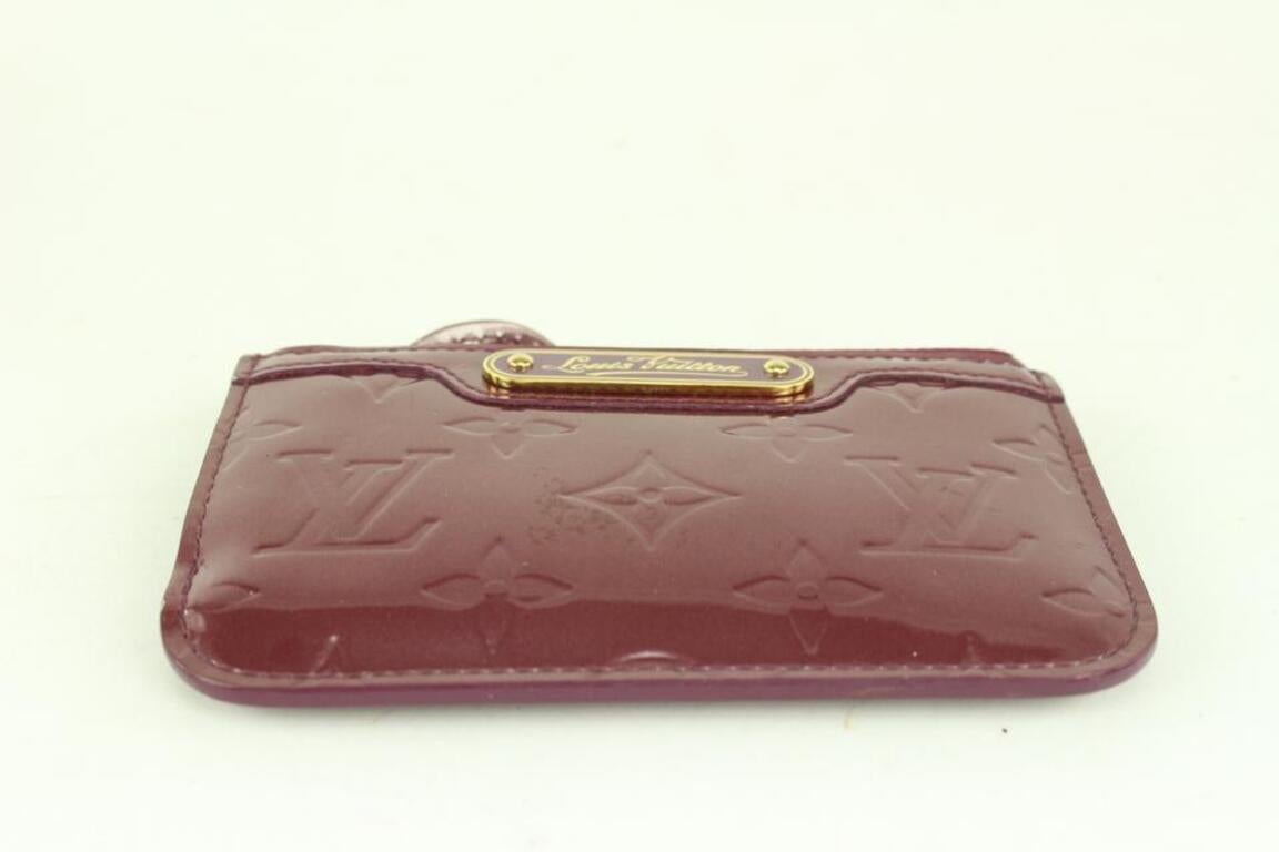 Louis Vuitton Purple Monogram Vernis Pochette Cles NM Key Pouch 1025lv25 1