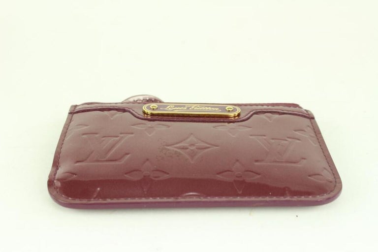 Louis Vuitton Purple Monogram Vernis Pochette Cles NM Key Pouch 1025lv25
