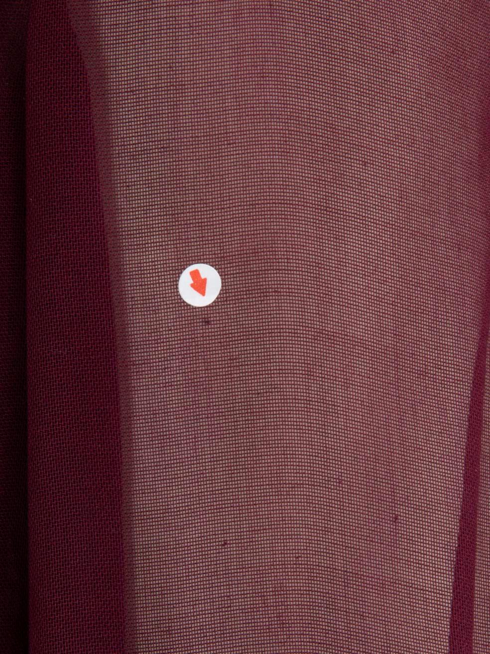 Haut violet à col transparent en soie Louis Vuitton, taille M Bon état - En vente à London, GB