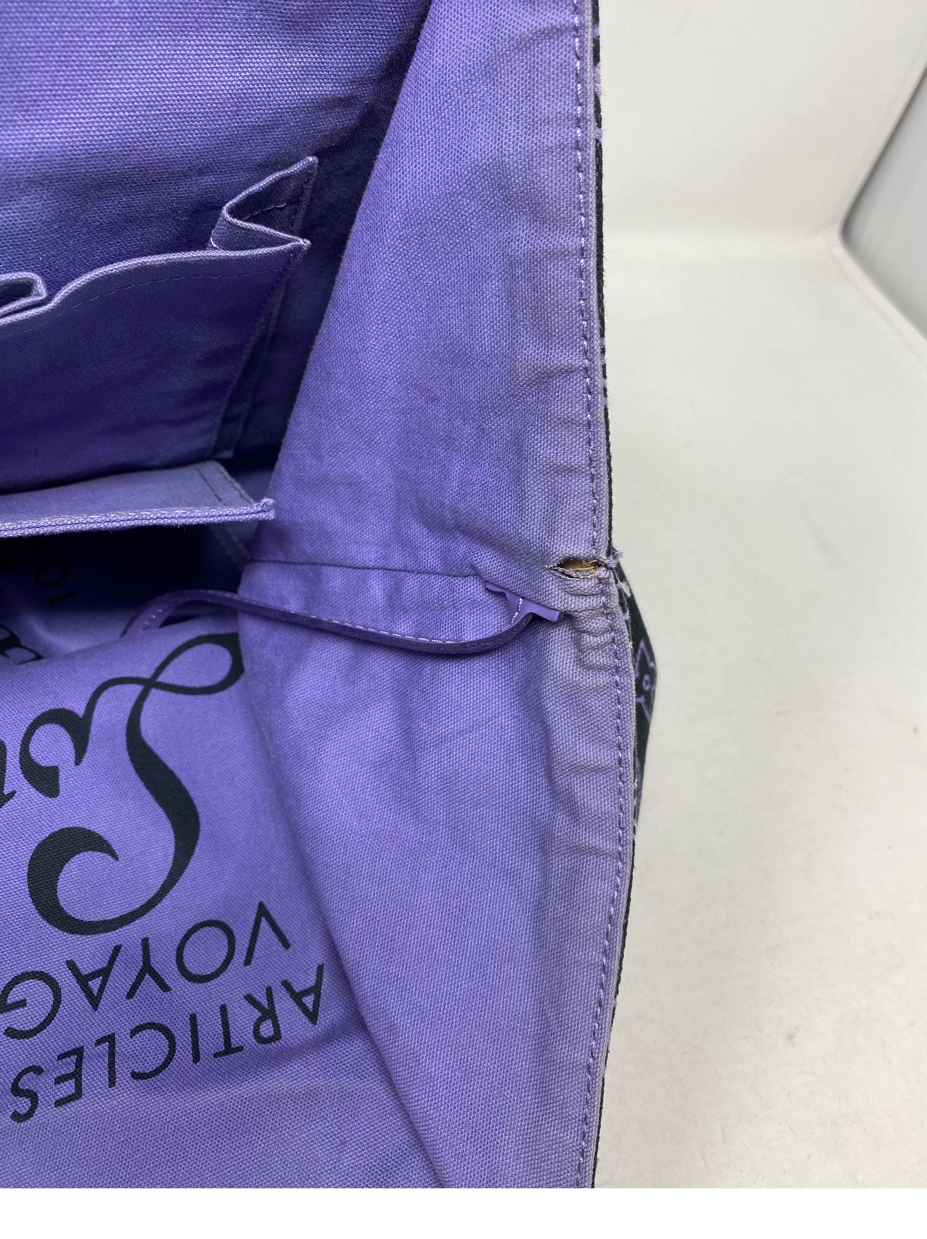 Louis Vuitton Purple Tote Bag  2