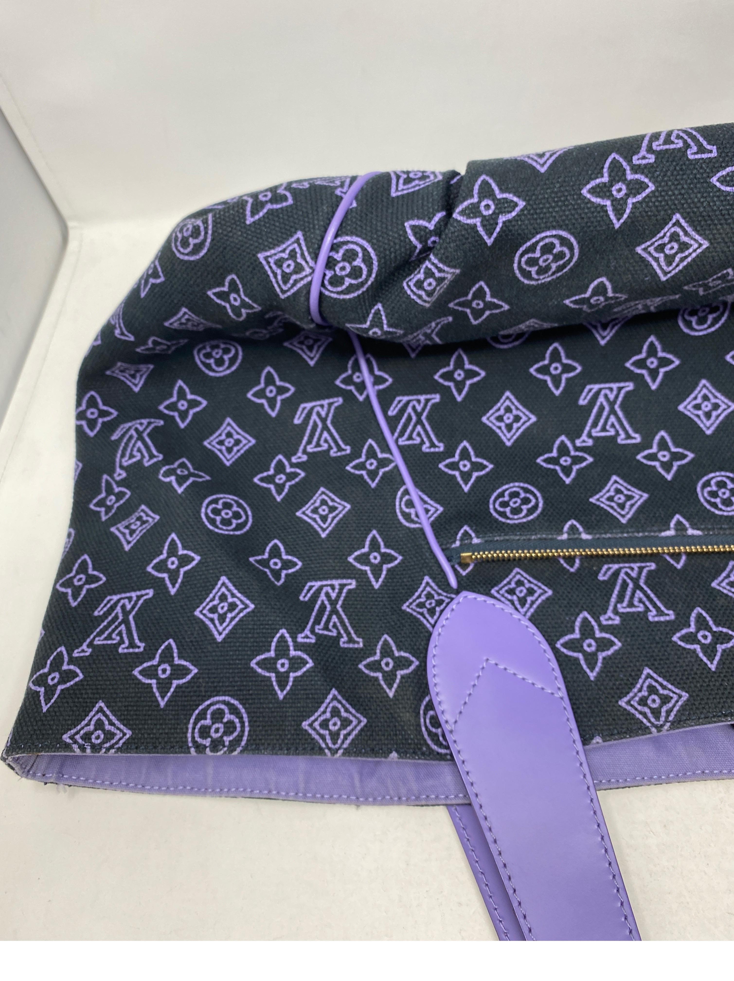Louis Vuitton Purple Tote Bag  8