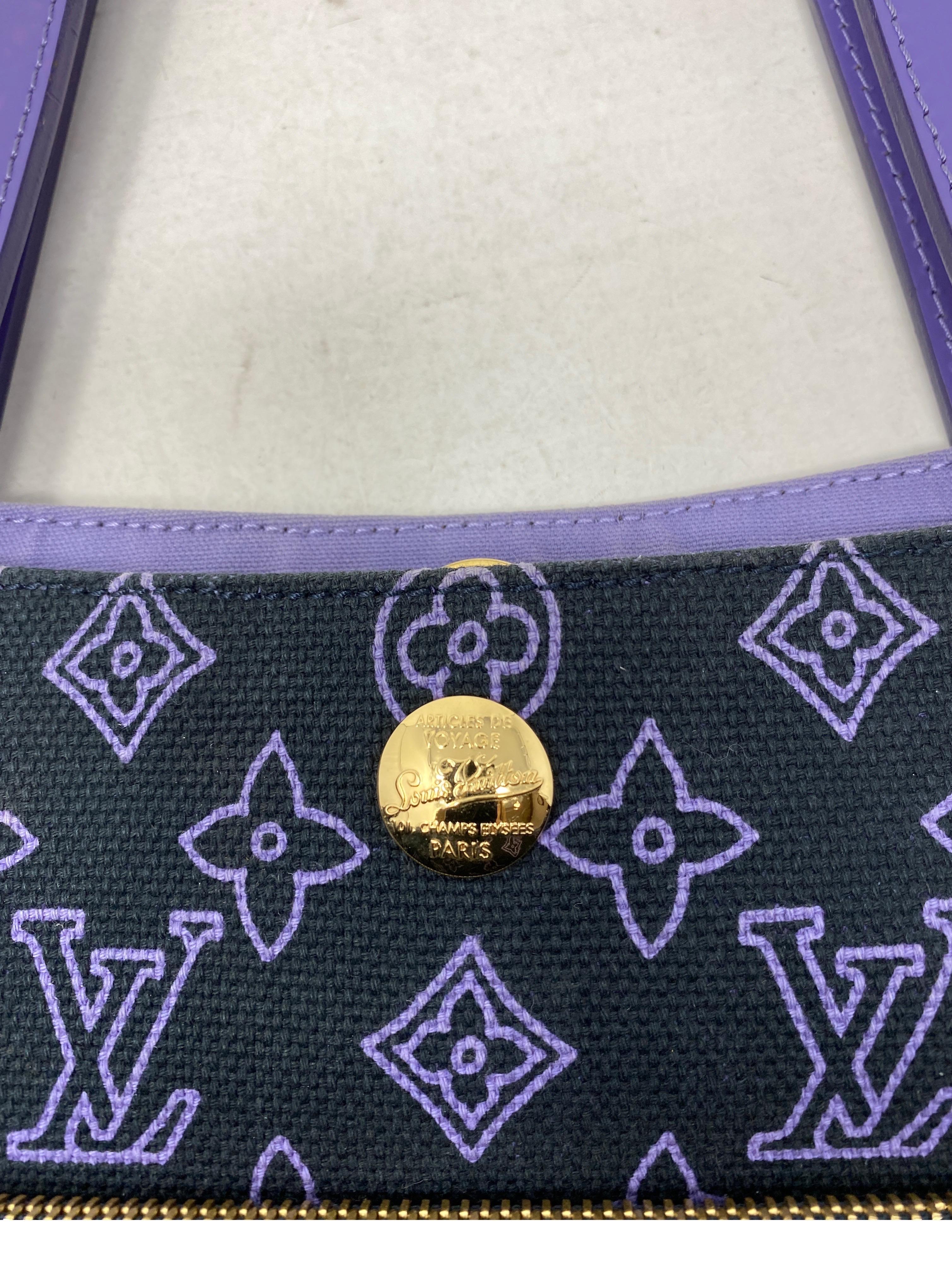 Louis Vuitton Purple Tote Bag  9