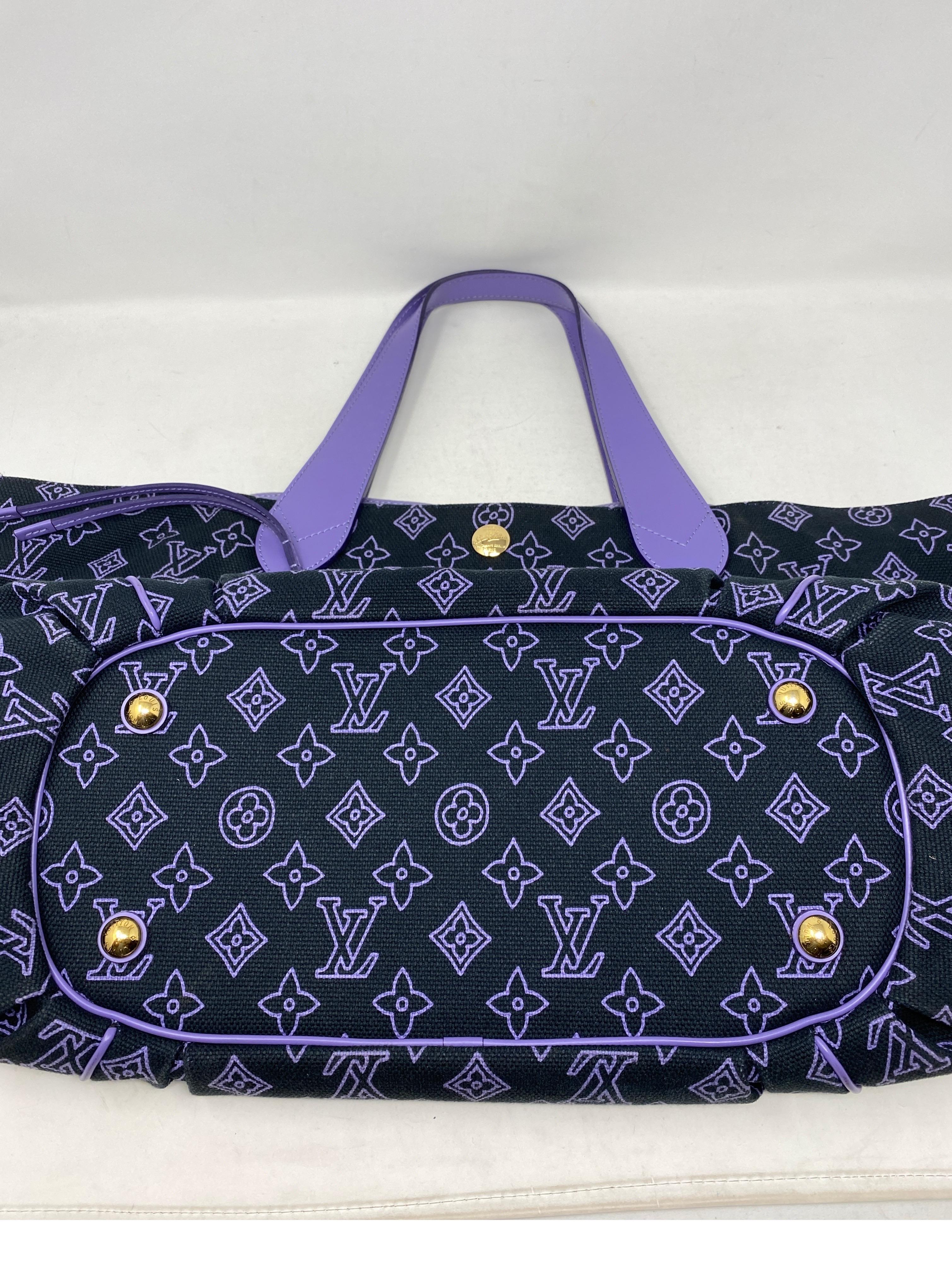 Louis Vuitton Purple Tote Bag  10