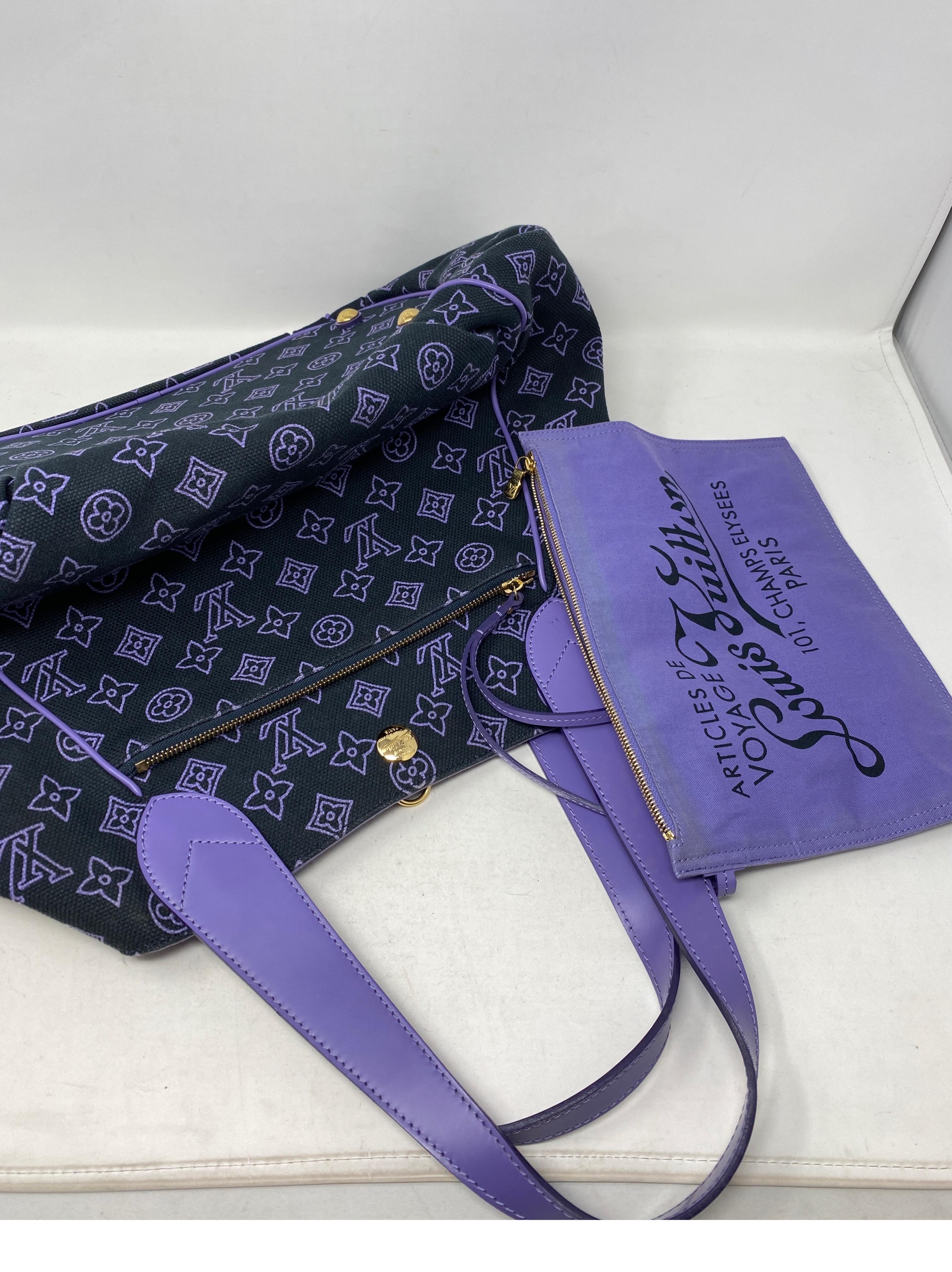 lv purple bag